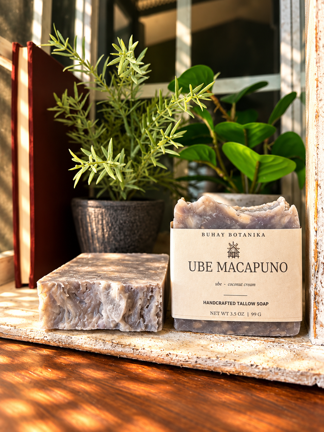 Ube Macapuno Bar - Botanical Soap