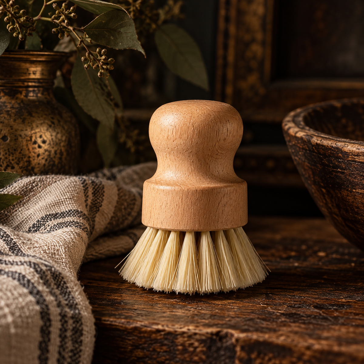 Wooden Dish Brush | Natural Bristle